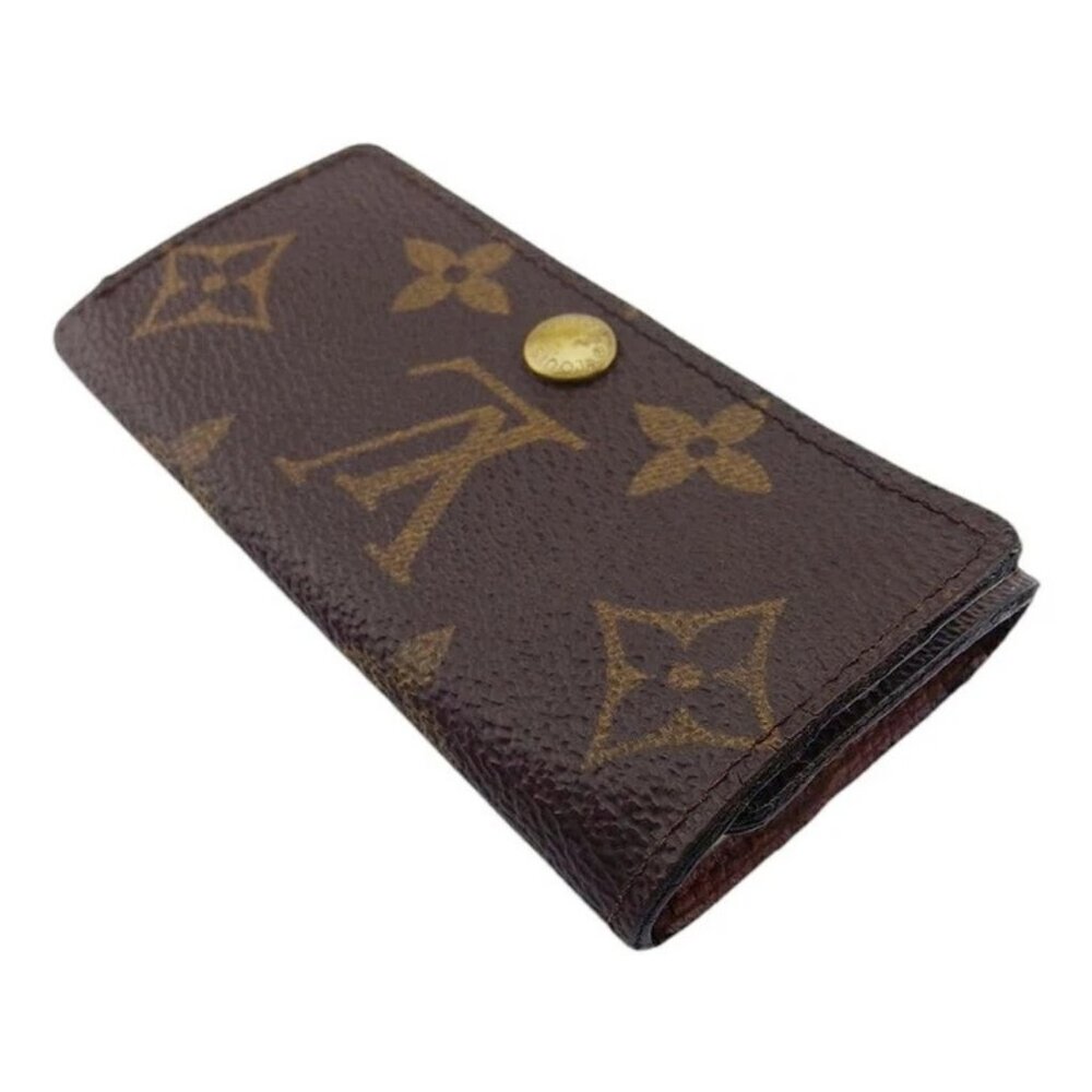 LOUIS VUITTON Key holder Brown beige gold Women M62631 Authentic secondhand